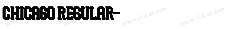Chicago Regular字体转换